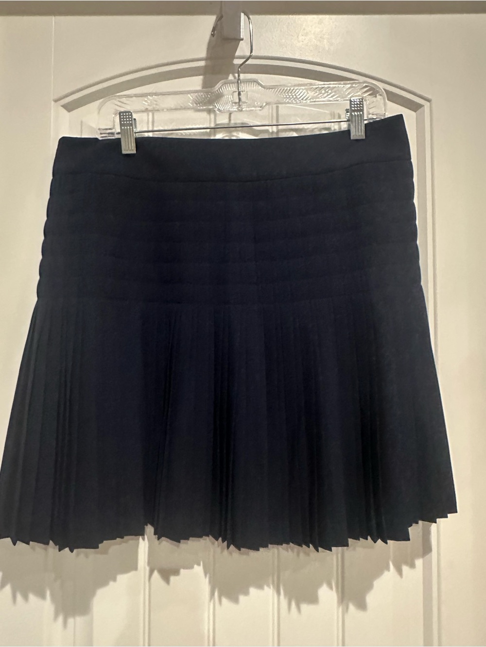 J. Crew Classic Navy Pleated Women's Skirt